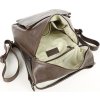 MARCO MAZZINI čokoládově hnědá crossbody kabelka