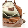 MARCO MAZZINI camel elegantní kožený batoh