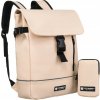 Peterson Béžový pevný sportovní batoh