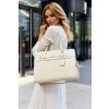 Peterson Béžová stylová shopper kabelka