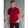 Vínové polo triko