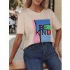 Broskvové tričko s potiskem KINDBE
