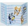 Světle modrý dětský set slunečních brýlí a peněženky Bluey and Chilli (Velikost ONE SIZE)