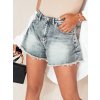 Modré stylové džínové kraťasy JEANSGLOW