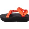 Oranžové sandály na platformě Teva W Flatform Universal Sandals