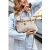 Rovicky Béžová crossbody taška se zlatými detaily