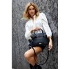 Rovicky Černá crossbody taška se zlatými detaily (Velikost ONE SIZE)