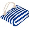 Rovicky Modro-bílá pruhovaná plážová taška