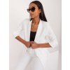 Bílé elegantní dámské sako