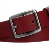 Rovicky Červený dámský kožený opasek