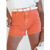 Oranžové džínové kraťasy GLAMWEAR