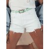 Bílé džínové kraťasy FRESH LOOK