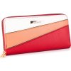 4U Cavaldi červeno-oranžová velká peněženka M711 (Velikost ONE SIZE)