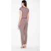 (Vel. S) Hnědý elegantní overal VT021 Brown