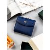 Milano Design Modrá malá peněženka na háček T029 (Velikost ONE SIZE)