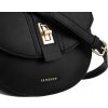 Peterson Černá crossbody kabelka ve tvaru podkovy