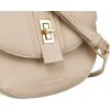 Peterson Béžová crossbody kabelka ve tvaru podkovy