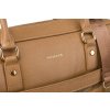 Peterson Tmavě béžová business taška z imitace zvířecí kůže