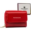 Peterson Červená malá peněženka Y681 (Velikost ONE SIZE)