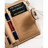 Peterson Zlatá středně velká peněženka Y677