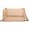 4U Cavaldi Béžová prošívaná velká peněženka s odnímatelným popruhem M749 (Velikost ONE SIZE)