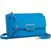 4U Cavaldi Modrá velká peněženka s odnímatelným popruhem M747