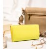 4U Cavaldi Žlutá středně velká dámská peněženka M759