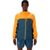 Modro-žlutá pánská větrová bunda ASICS Fujitrail Packable Windbreaker