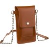 4U Cavaldi Hnědá mini peněženka přes rameno M766