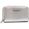 4U Cavaldi Stříbrná koženková peněženka M764