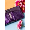 Lorenti fialová velká peněženka se zirkony S310