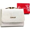 Lorenti Stříbrná malá peněženka s třpytivou texturou S295 (Velikost ONE SIZE)