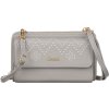 4U Cavaldi šedá peněženka s popruhem a jemným vzorem M786