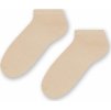 Světle béžové kotníkové dámské ponožky Art. 052