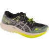 Černo-šedé dámské tenisky ASICS Fuji Lite 5 s limetkovými detaily (Velikost 37,5)