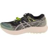 Černo-šedé dámské tenisky ASICS Fuji Lite 5 s limetkovými detaily (Velikost 37,5)
