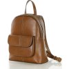 MARCO MAZZINI Hnědý elegantní kožený batoh