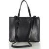 MARCO MAZZINI Černá dámská elegantní shopper kabelka