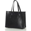MARCO MAZZINI Černá dámská elegantní shopper kabelka