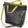 MARCO MAZZINI Černá dámská stylová shopper kabelka