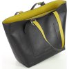 MARCO MAZZINI Černá prostorná shopper kabelka