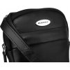Rovicky černá kožená malá crossbody kabelka