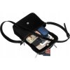 Peterson černá crossbody kabelka s klopou