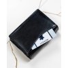 4U Cavaldi Černá prostorná dámská peněženka M805