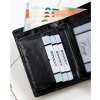 4U Cavaldi Černá prostorná dámská peněženka M805