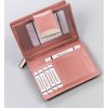 4U Cavaldi růžová dámská kožená peněženka M778