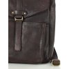 MARCO MAZZINI Tmavě hnědý kožený batoh