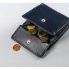 4U Cavaldi tmavě modrá malá peněženka na patentku M810