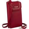 4U Cavaldi vínová peněženka s odnímatelným popruhem M842