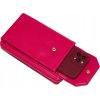 4U Cavaldi tmavě růžová peněženka s odnímatelným popruhem M841